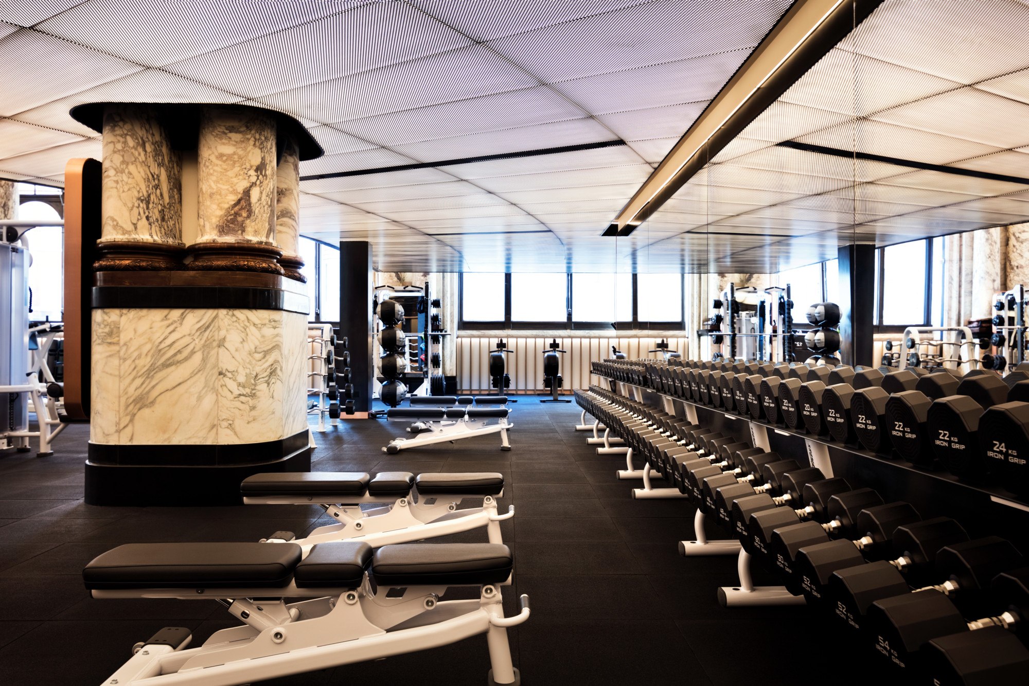 E by Equinox St James's strength floor