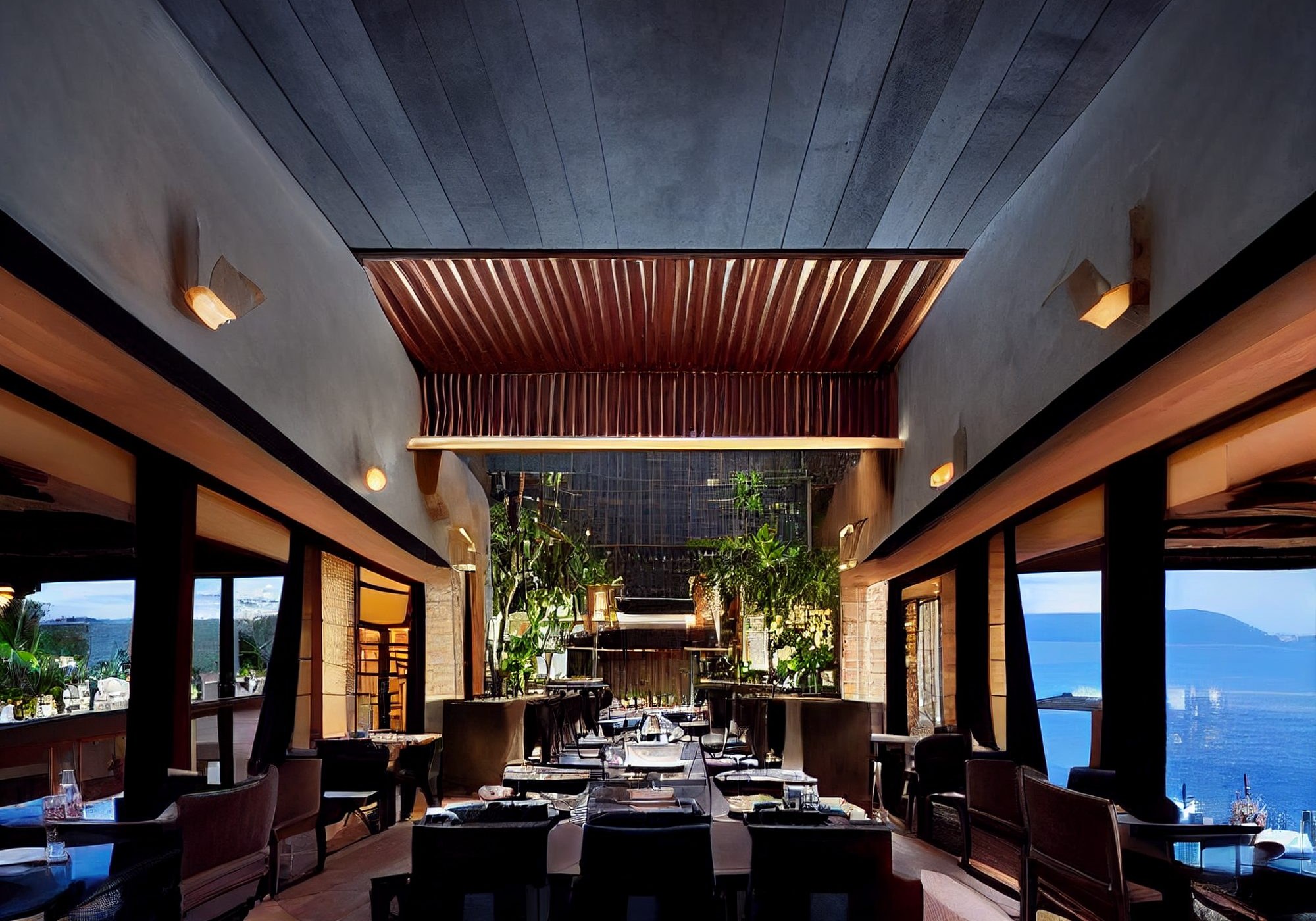 Cabo San Lucas cliffside restaurant