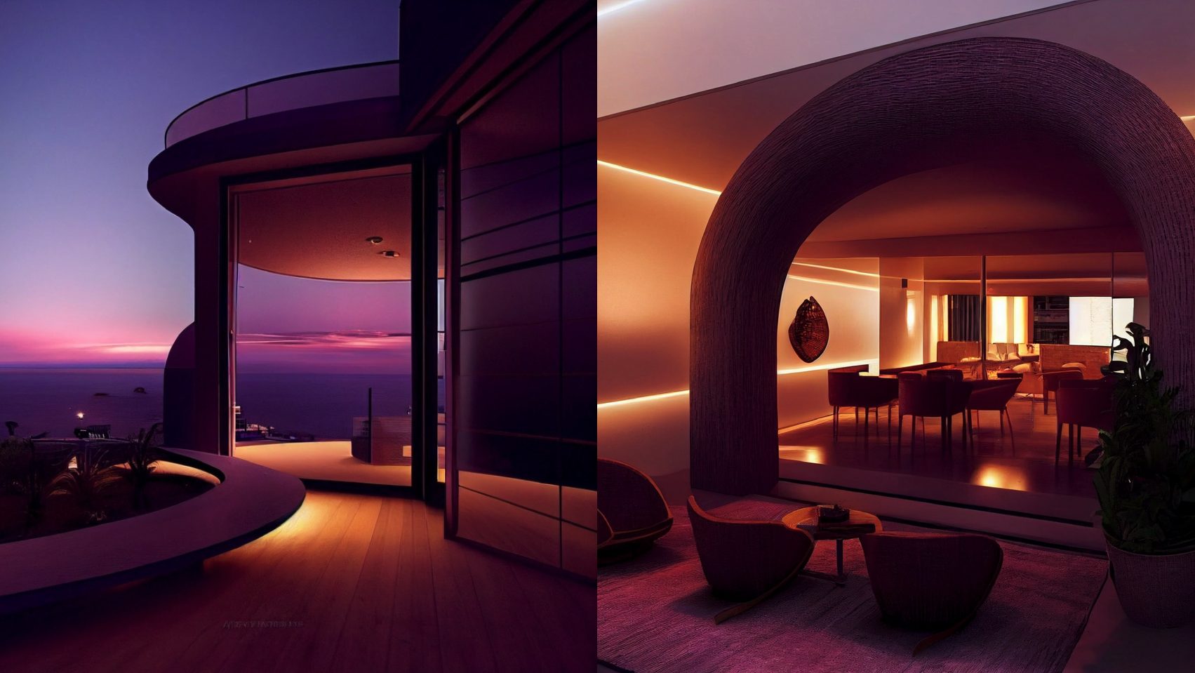 Cabo San Lucas villa at sunset