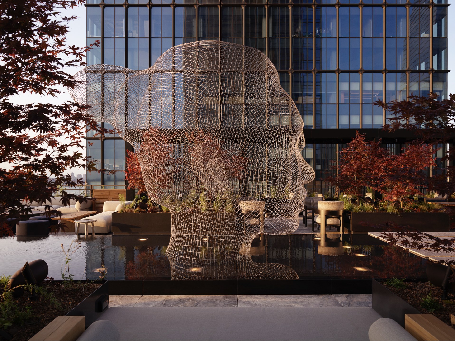 Equinox Hotel Hudson Yards sculpture
