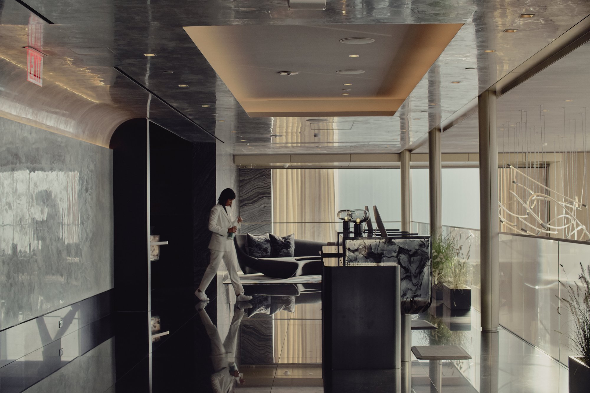 Sky lobby
